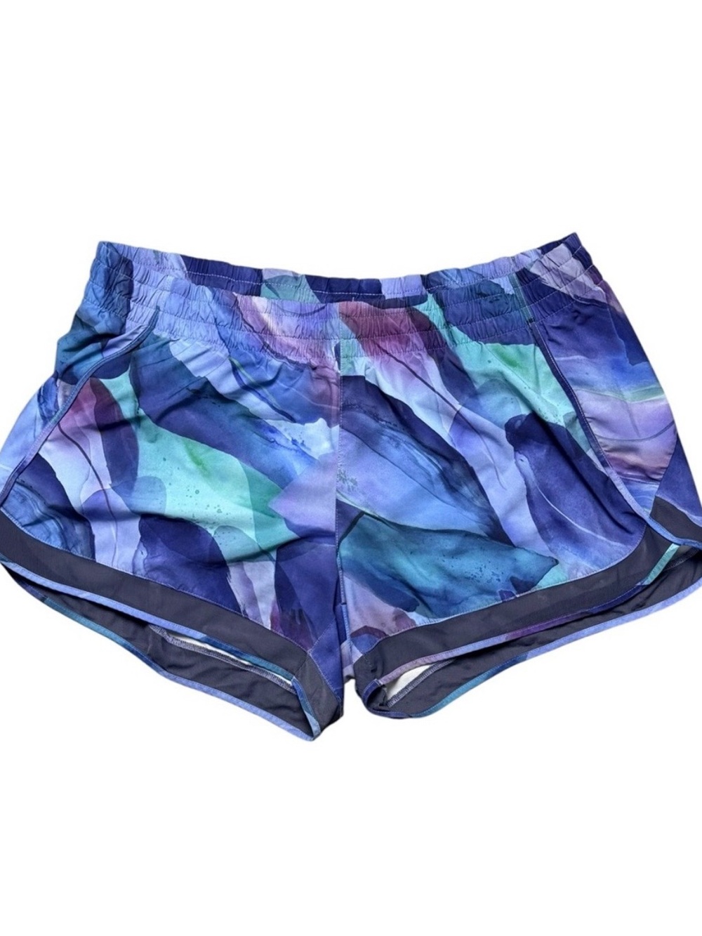 Athleta Mesh Racer Shorts with liner 4”